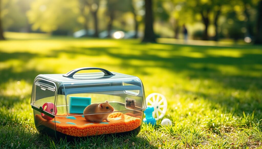 portable hamster cage