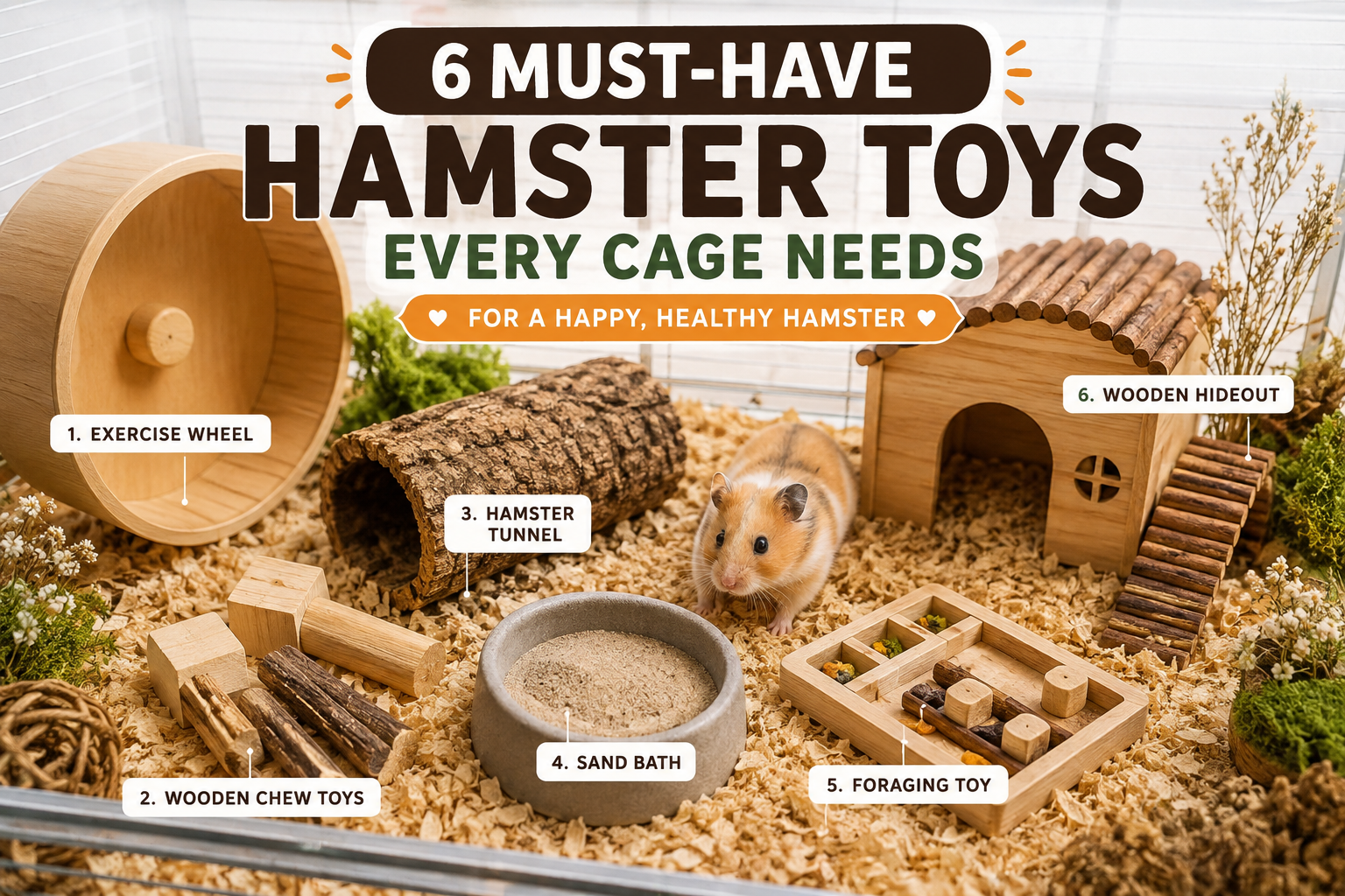 Best 6 Hamster Toys Every Cage Needs