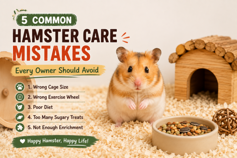 5 common hamster care mistakes